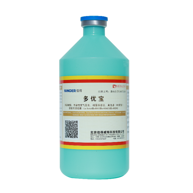 Vaccin inactivé quadrivalent ND + IB + EDS + AIV H9